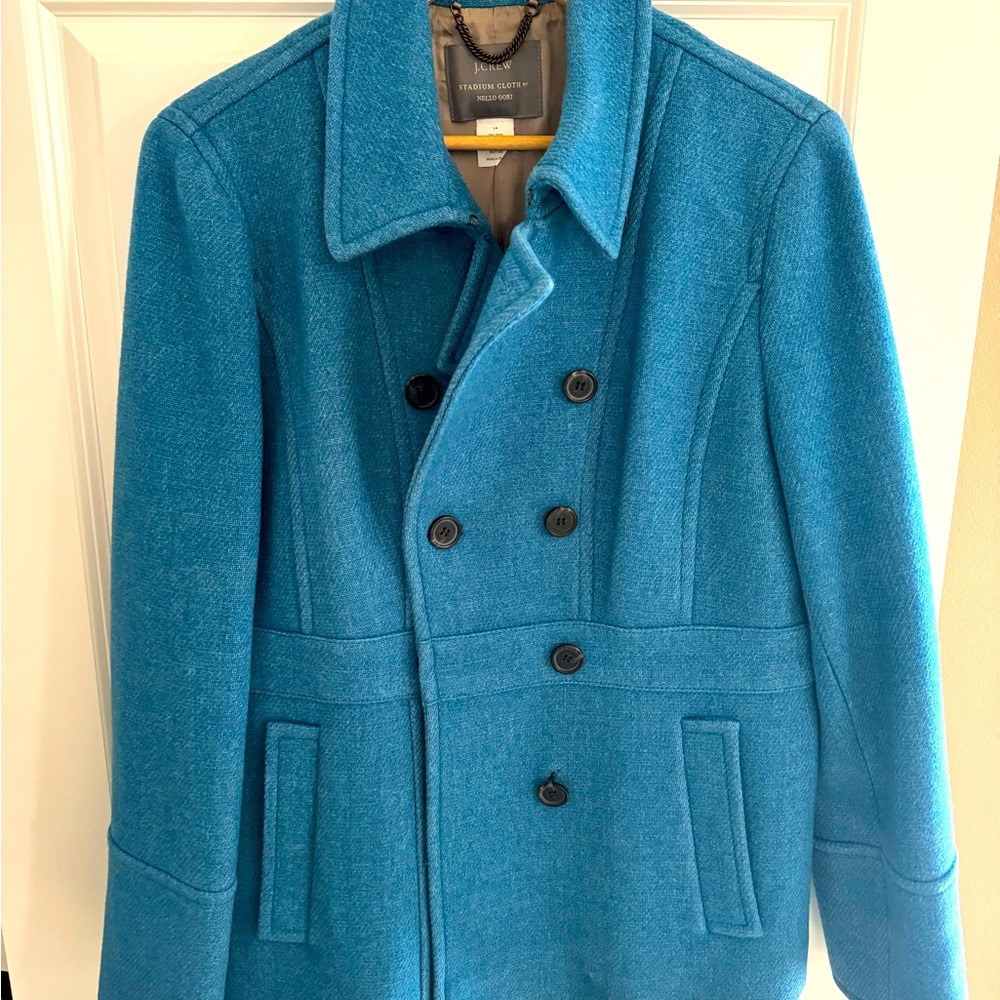 J Crew Stadium Cloth Wool Coat